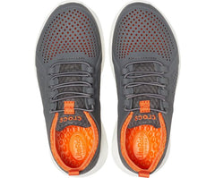 Girls/Boys Kids’ LiteRide™ Pacer Charcoal / White | Crocs Sneakers