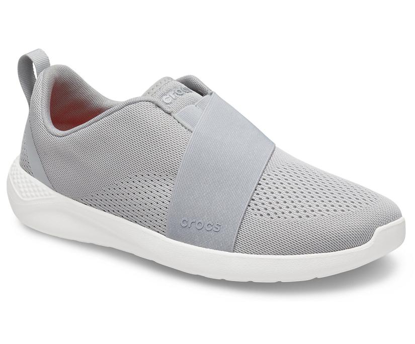 Men LiteRide™ Modform Slip-On Light Grey / White | Crocs Sneakers