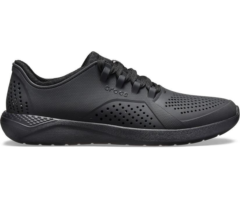 Men LiteRide™ Pacer Black / Black | Crocs Sneakers