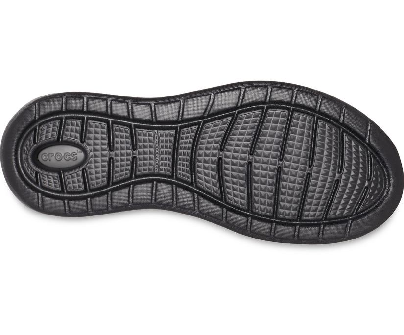 Men LiteRide™ Pacer Black / Black | Crocs Sneakers