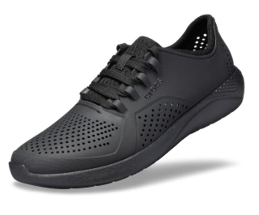 Men LiteRide™ Pacer Black / Black | Crocs Sneakers