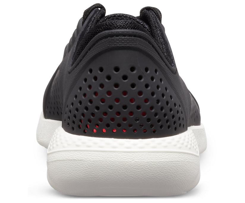 Men LiteRide™ Pacer Black / White | Crocs Sneakers