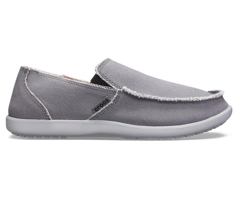 Men Santa Cruz Slip-On Charcoal / Light Gray | Crocs Loafers