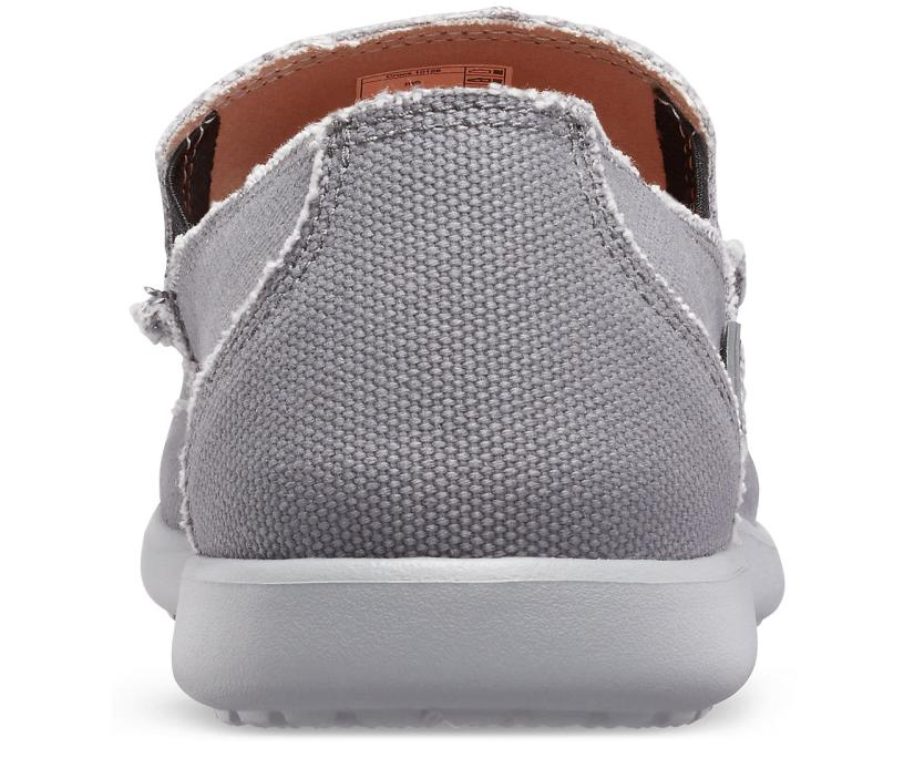 Men Santa Cruz Slip-On Charcoal / Light Gray | Crocs Loafers
