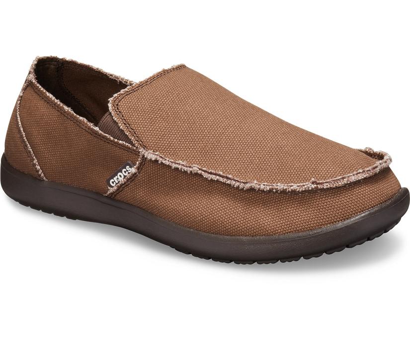 Men Santa Cruz Slip-On Espresso / Espresso | Crocs Loafers