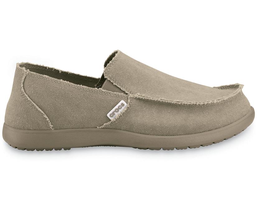 Men Santa Cruz Slip-On Khaki / Khaki | Crocs Loafers