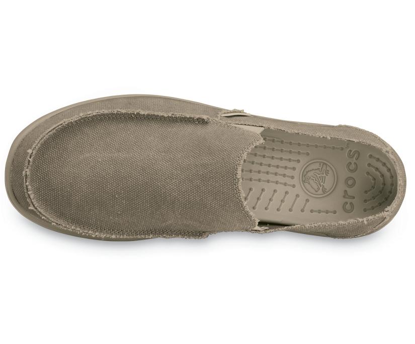 Men Santa Cruz Slip-On Khaki / Khaki | Crocs Loafers