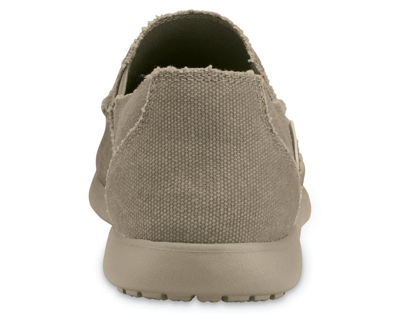 Men Santa Cruz Slip-On Khaki / Khaki | Crocs Loafers