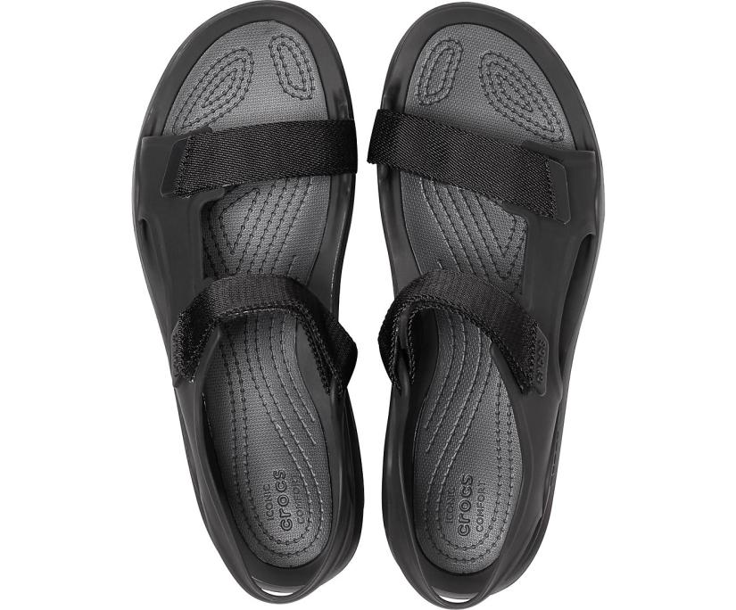 Men Swiftwater™ Expedition Sandal Black / Black | Crocs Sandals