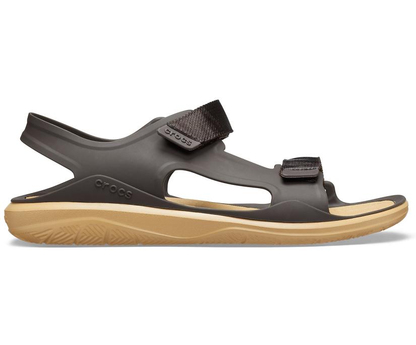 Men Swiftwater™ Expedition Sandal Espresso / Tan | Crocs Sandals