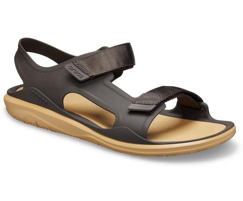 Men Swiftwater™ Expedition Sandal Espresso / Tan | Crocs Sandals