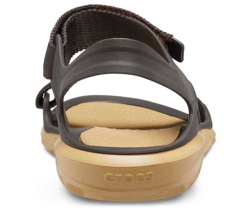 Men Swiftwater™ Expedition Sandal Espresso / Tan | Crocs Sandals
