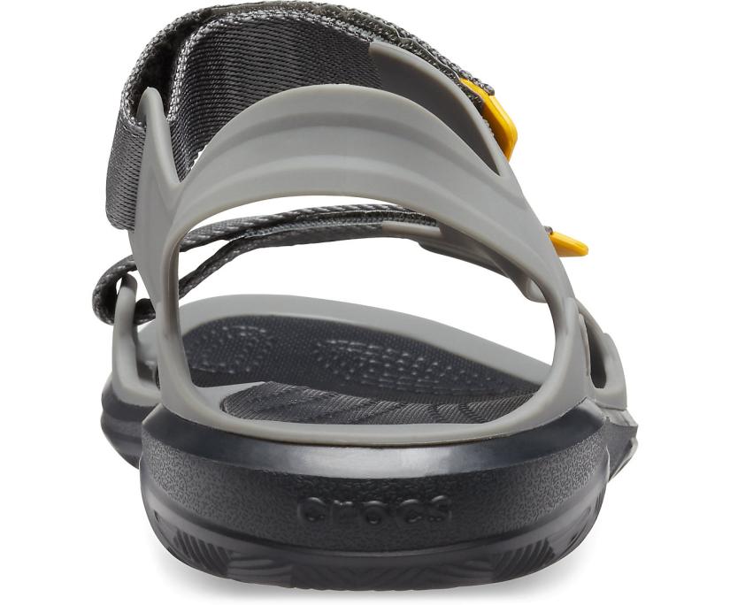 Men Swiftwater™ Expedition Sandal Slate Grey/black | Crocs Sandals