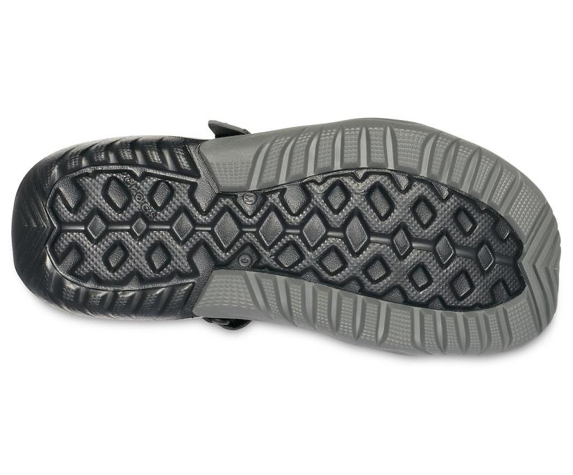 Men Swiftwater™ Mesh Deck Sandal Black | Crocs Sandals