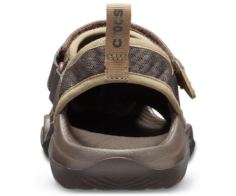 Men Swiftwater™ Mesh Deck Sandal Espresso | Crocs Sandals