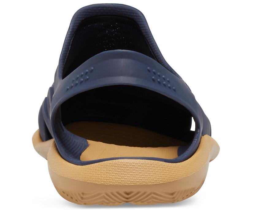 Men Swiftwater™ Mesh Wave Navy / Tan | Crocs Sandals