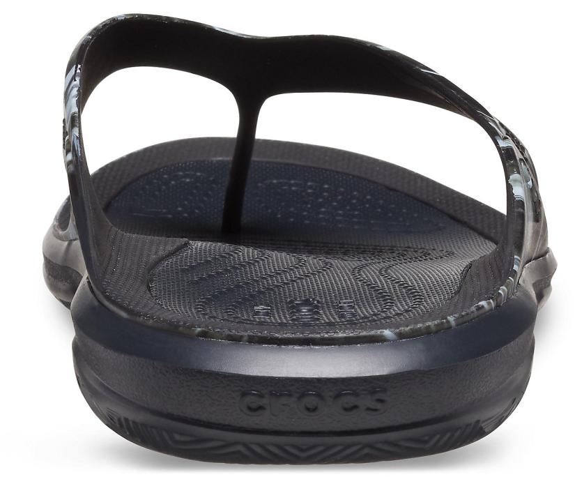 Men Swiftwater™ Mossy Oak® Elements™ Wave Flip Black | Crocs Flip-Flops