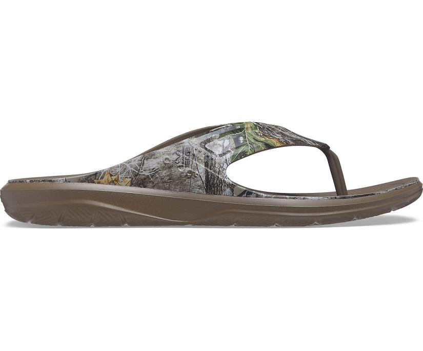 Men Swiftwater™ Realtree Edge® Wave Flip Walnut | Crocs Flip-Flops