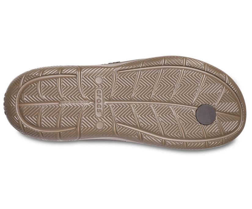 Men Swiftwater™ Wave Flip Espresso / Walnut | Crocs Sandals