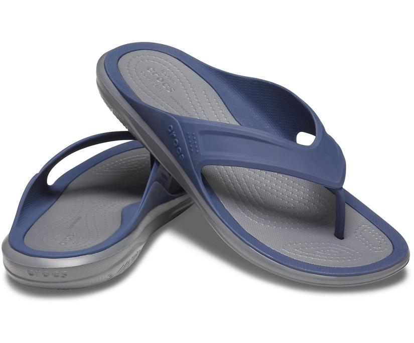 Men Swiftwater™ Wave Flip Navy/slate Grey | Crocs Sandals