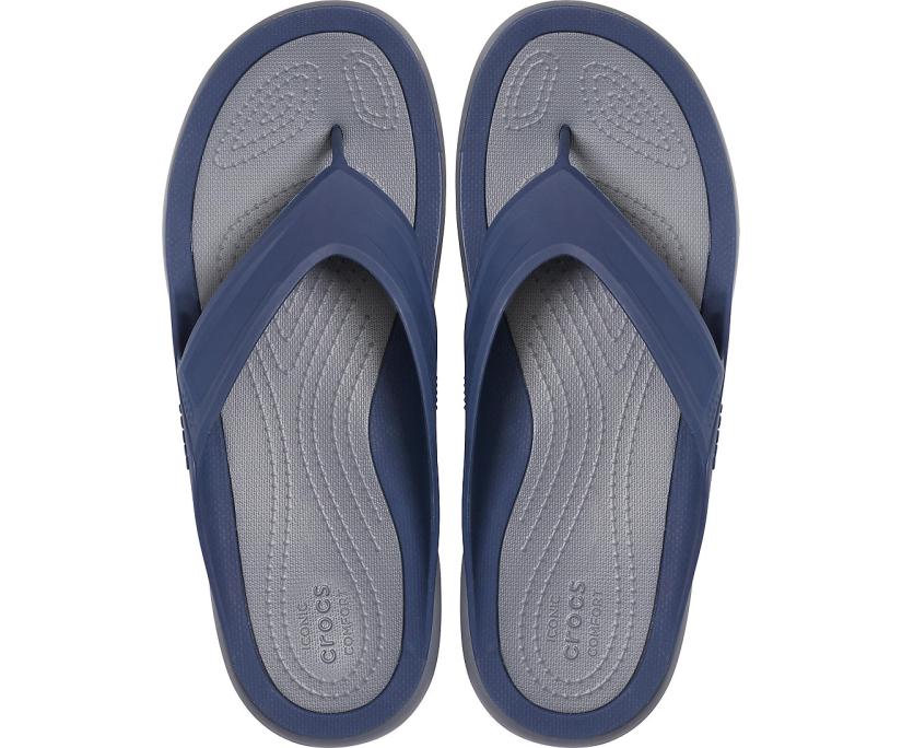 Men Swiftwater™ Wave Flip Navy/slate Grey | Crocs Sandals