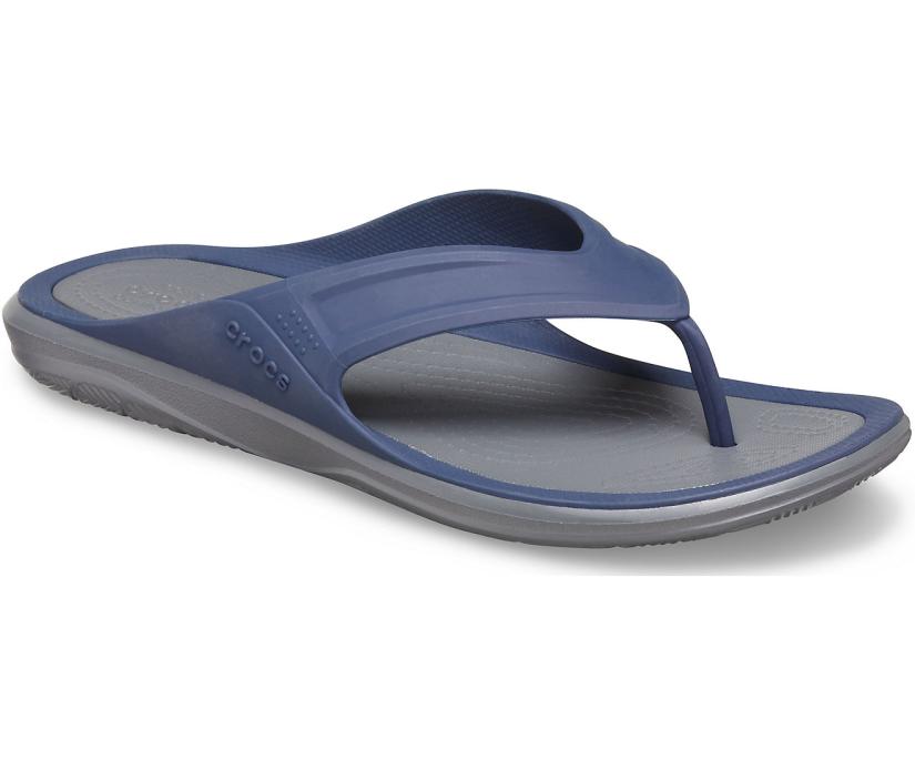 Men Swiftwater™ Wave Flip Navy/slate Grey | Crocs Sandals
