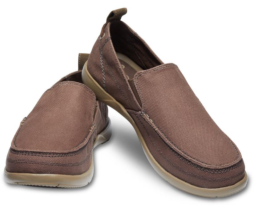 Men Walu Slip-On Espresso / Walnut | Crocs Loafers