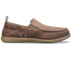 Men Walu Slip-On Espresso / Walnut | Crocs Loafers