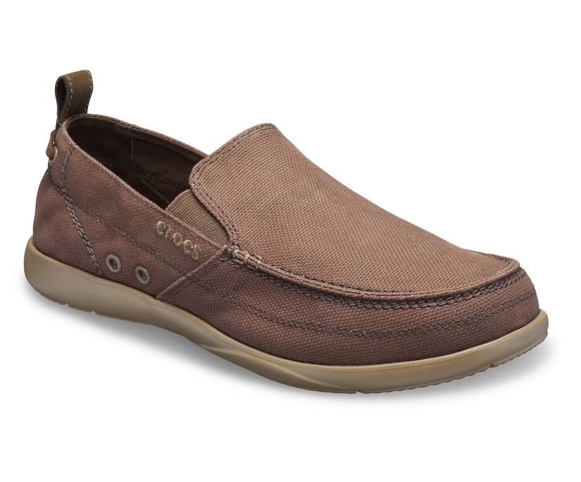 Men Walu Slip-On Espresso / Walnut | Crocs Loafers
