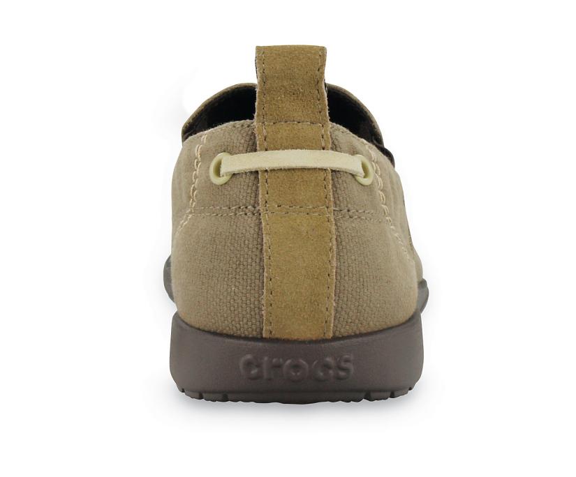 Men Walu Slip-On Khaki / Espresso | Crocs Loafers