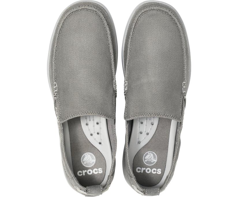 Men Walu Slip-On Slate Grey/light Grey | Crocs Loafers