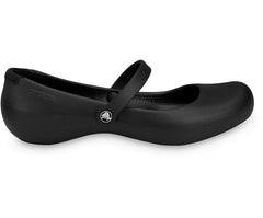 Women Alice Work Flat Black | Crocs Flats