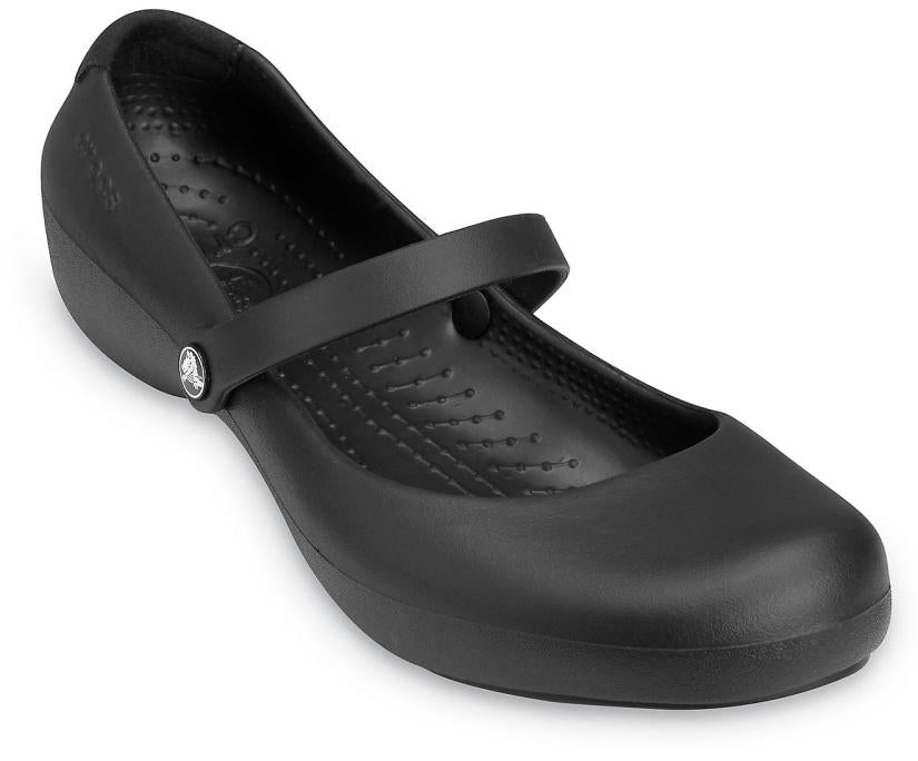 Women Alice Work Flat Black | Crocs Flats