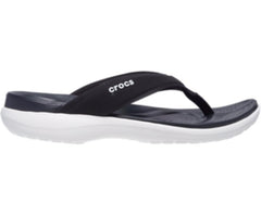 Women Capri V Sporty Flip Black | Crocs Sandals