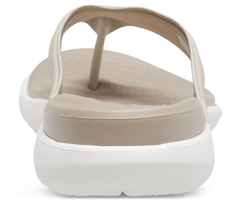 Women Capri V Sporty Flip Cobblestone | Crocs Sandals