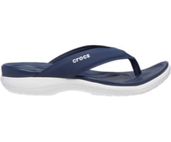 Women Capri V Sporty Flip Navy | Crocs Sandals