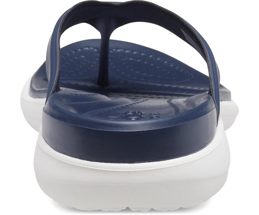 Women Capri V Sporty Flip Navy | Crocs Sandals