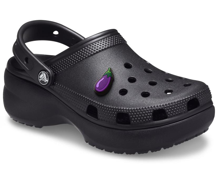 Women Classic Platform Clog Black | Crocs Clogs