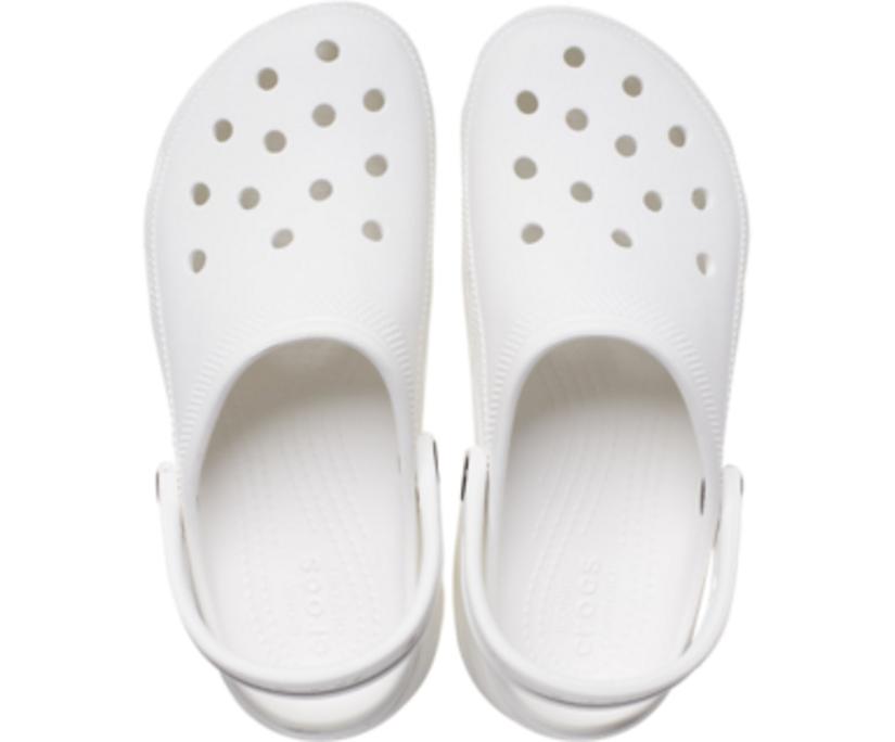 Women Classic Platform Clog White | Crocs Clogs