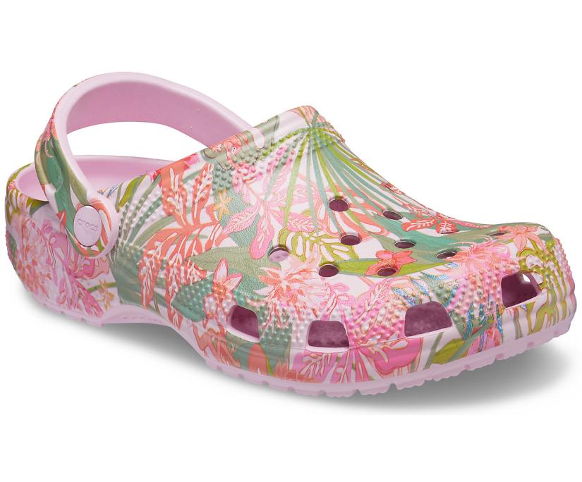 Women Classic Vera Bradley Clog Ballerina Pink | Crocs Clogs