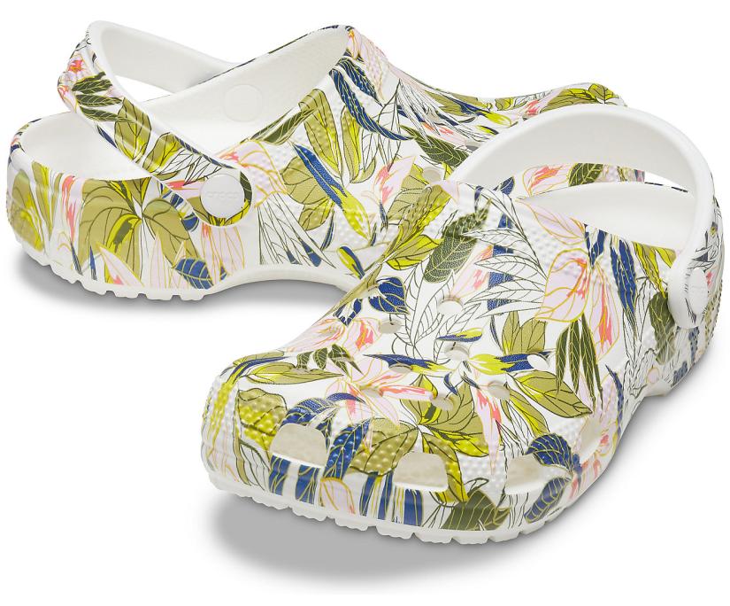 Women Classic Vera Bradley Clog White | Crocs Clogs