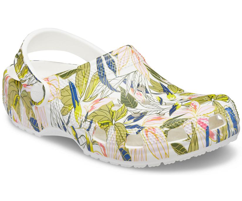 Women Classic Vera Bradley Clog White | Crocs Clogs