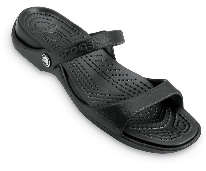 Women Cleo Sandal Black / Black | Crocs Sandals