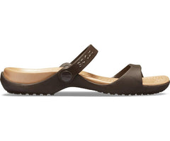 Women Cleo Sandal Espresso / Gold | Crocs Sandals