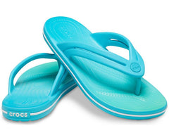 Women Crocband™ Ombre Flip Digital Aqua / Multi | Crocs Flip-Flops