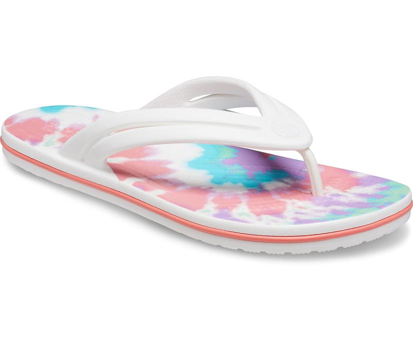 Women Crocband™ Tie-Dye Flip Fresco / Multi | Crocs Flip-Flops