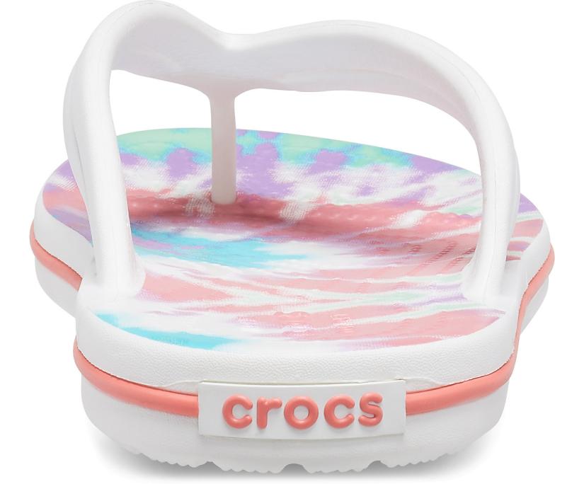 Women Crocband™ Tie-Dye Flip Fresco / Multi | Crocs Flip-Flops