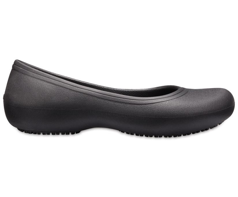 Women Crocs At Work™ Flat Black | Crocs Flats