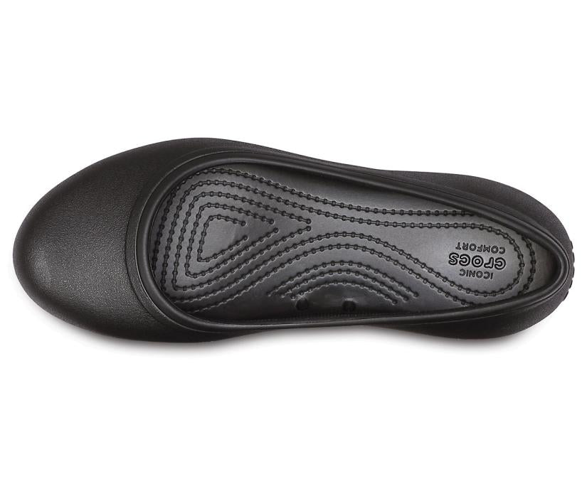 Women Crocs At Work™ Flat Black | Crocs Flats
