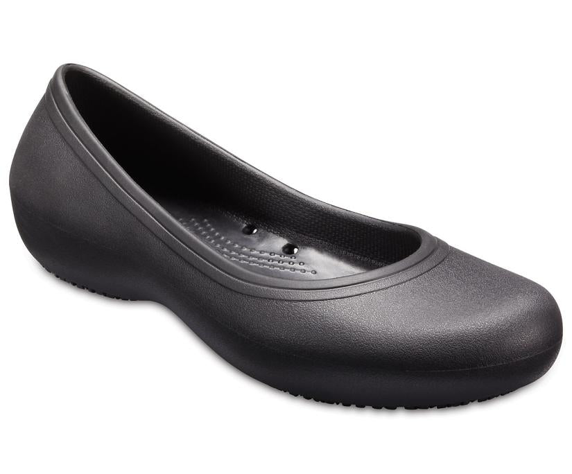 Women Crocs At Work™ Flat Black | Crocs Flats